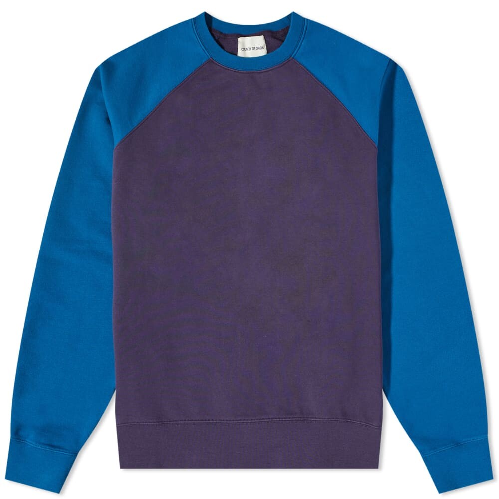 

Джемпер Country of Origin Baseball Raglan Crew Sweat, Серый