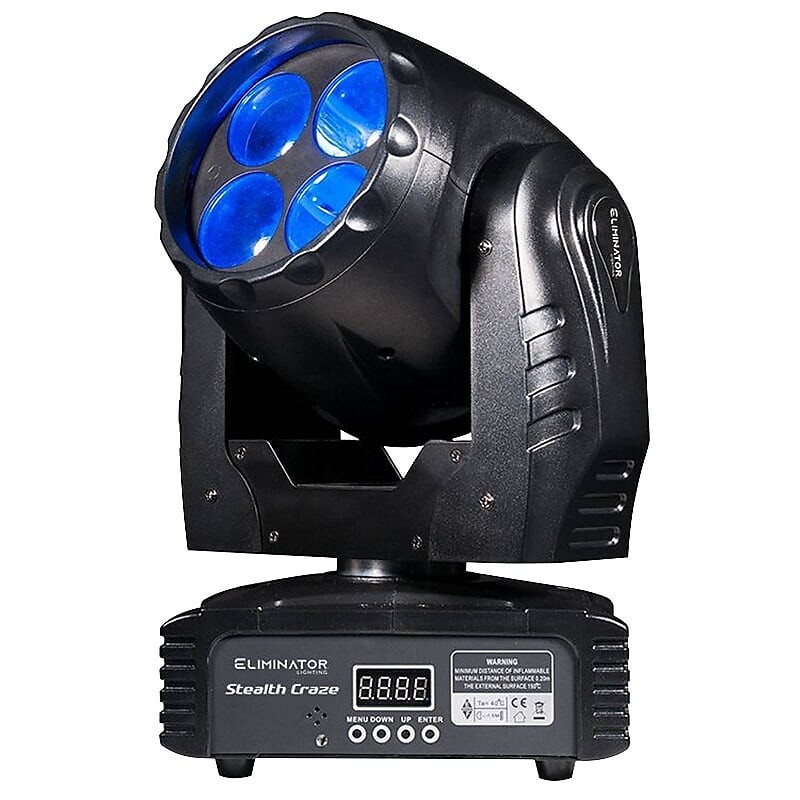 

Eliminator STEALTHCRAZE 4X10W LED Mini Super Beam Moving Head American DJ