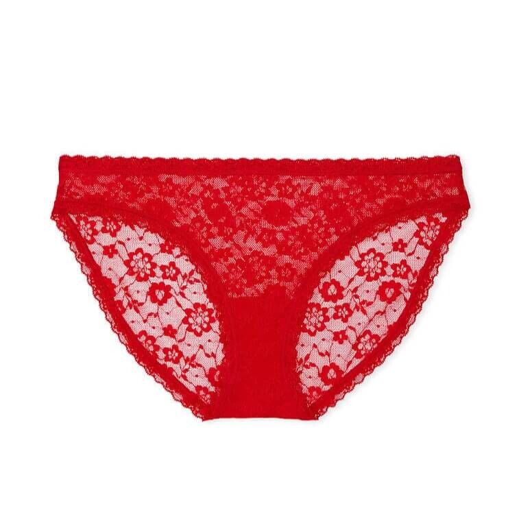 

Трусики Victoria's Secret The Lacie Lacie Bikini, красный