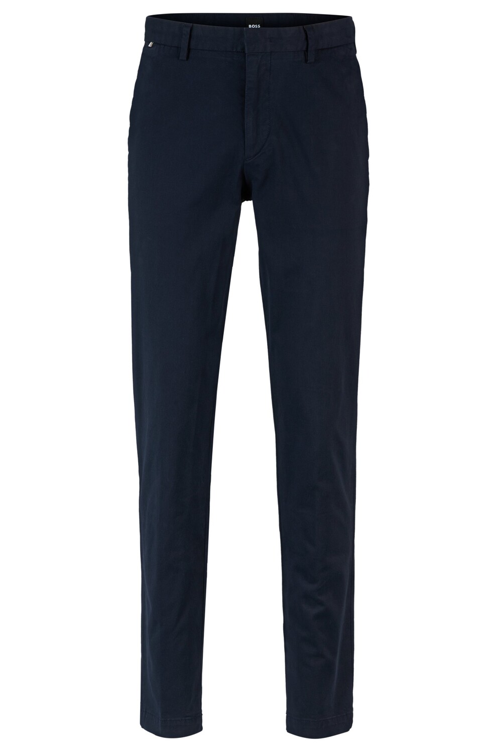 

Брюки Boss Slim-fit In Stretch-cotton Gabardine, темно-синий