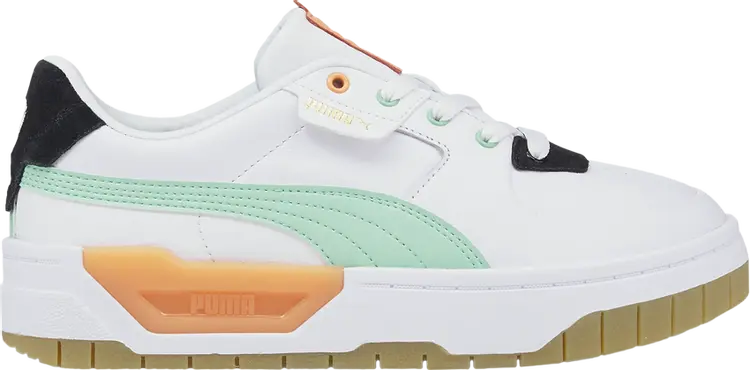 

Кроссовки Puma Wmns Cali Dream White Mist Green Gum, белый