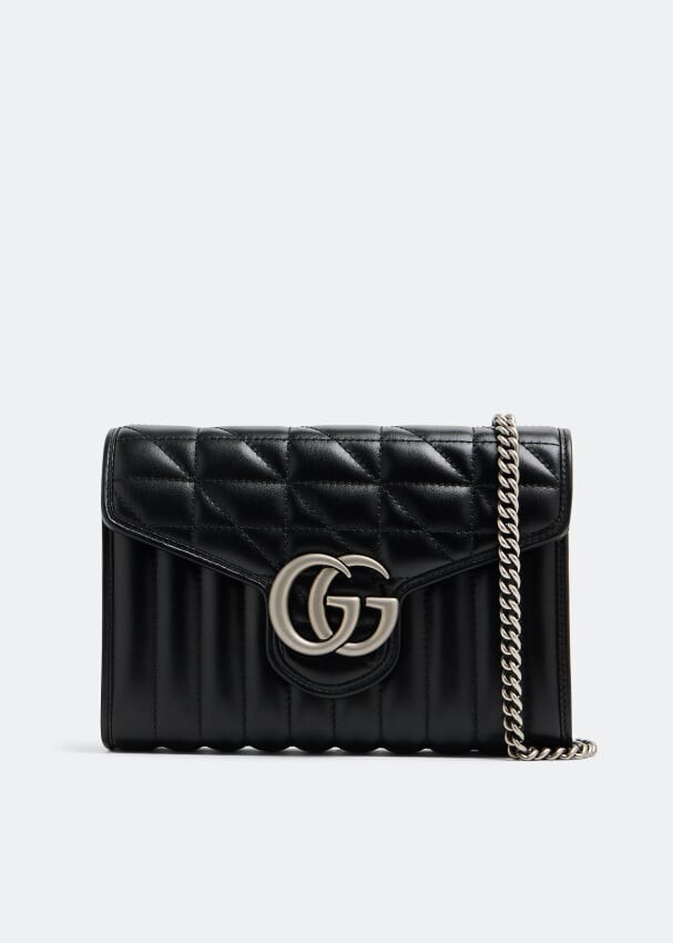 

Сумка GUCCI GG Marmont matelassé mini bag, черный