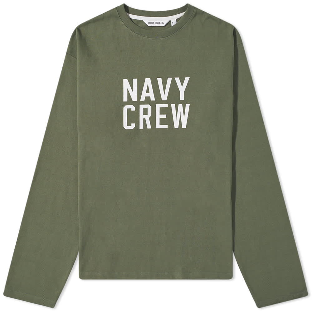 

Футболка Uniform Bridge Long Sleeve Navy Tee