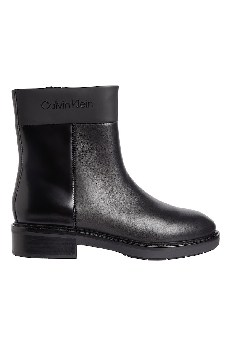 

Кожаные ботинки Calvin Klein, черный