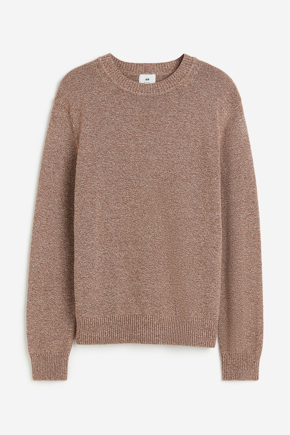 

Свитер H&M Regular Fit Cotton, темно-бежевый