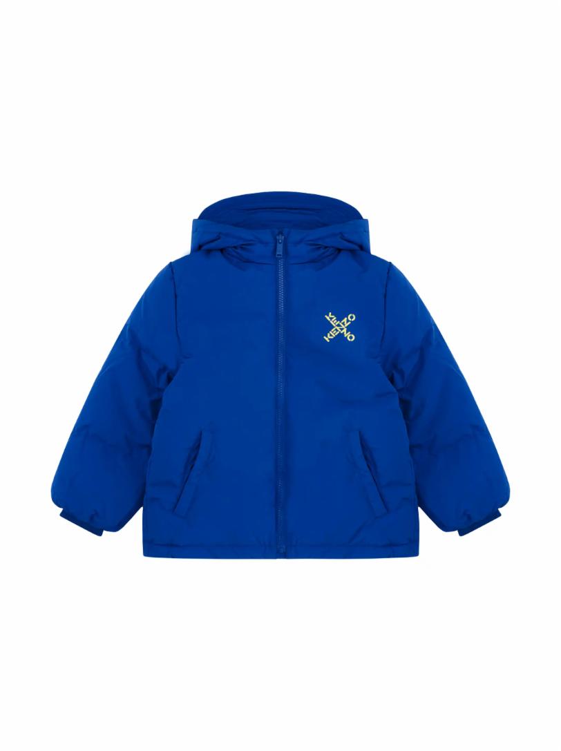 Куртка с логотипом Kenzo тренировочная куртка со слоном и логотипом kenzo синий