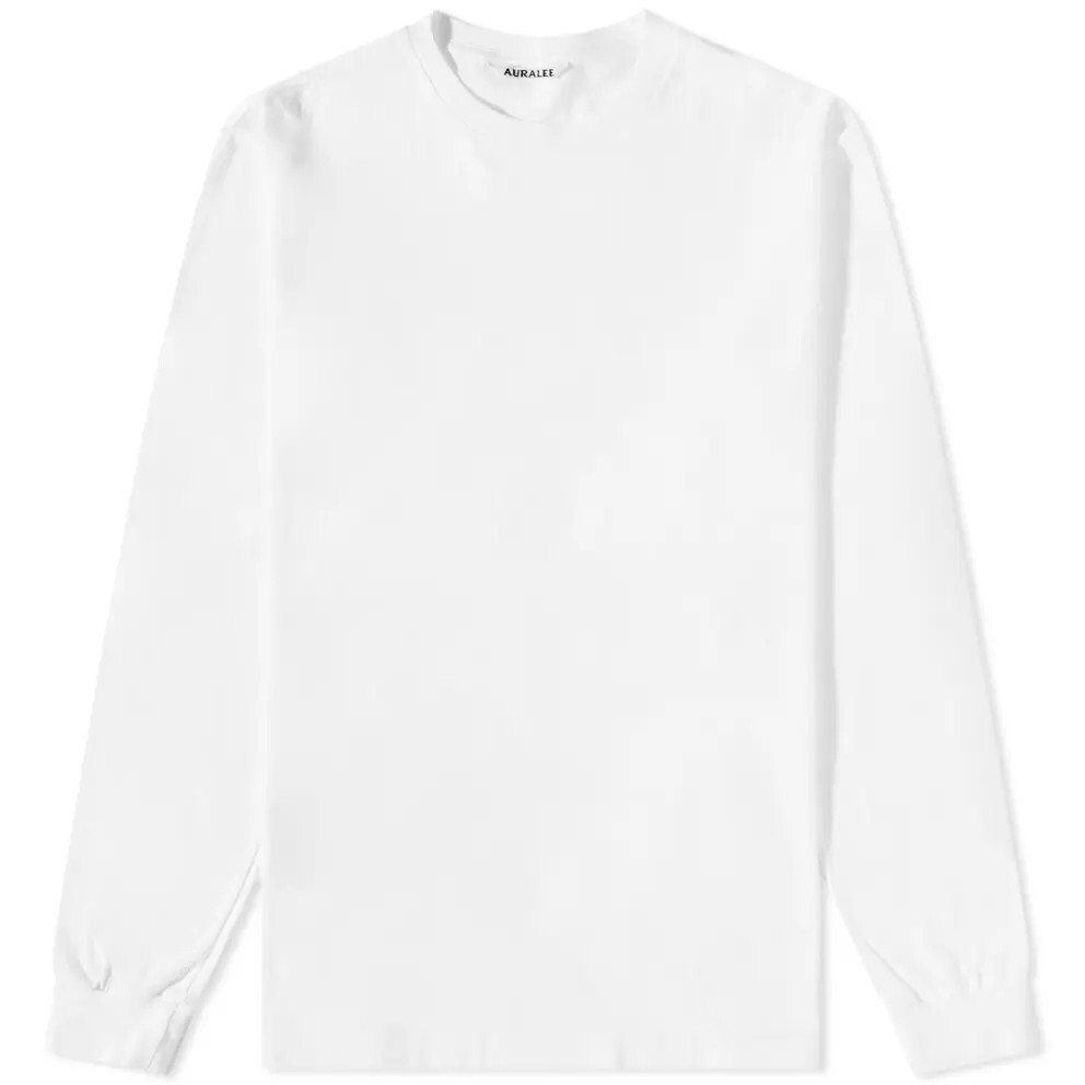 

Лонгслив Auralee Seamless Tee, белый