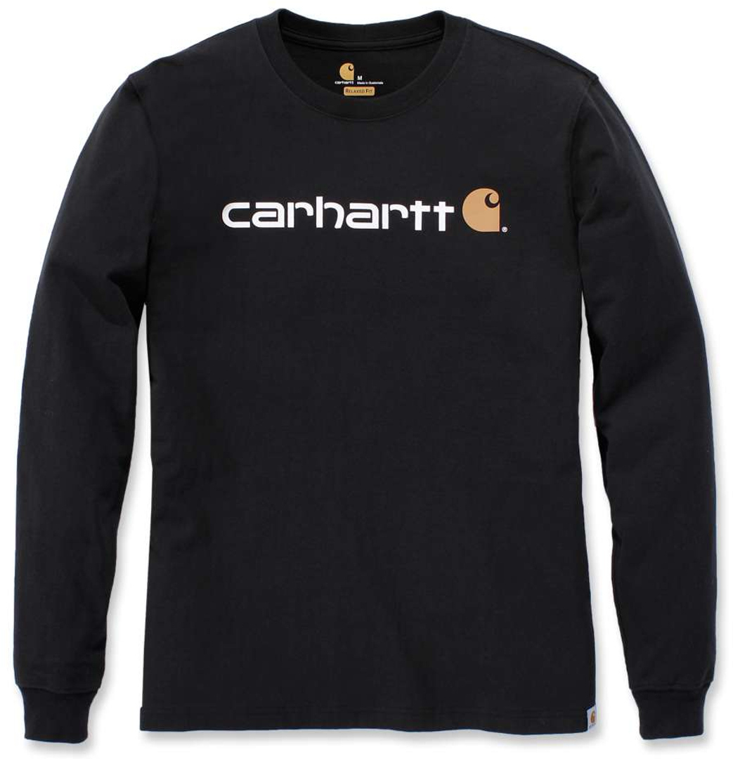 цена Свитшот Carhartt EMEA Workwear Signature Graphic Core Logo, черный