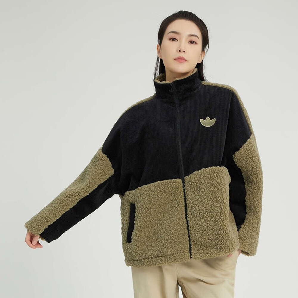 

Куртка Adidas Originals Sherpa Mix W, зеленый/черный