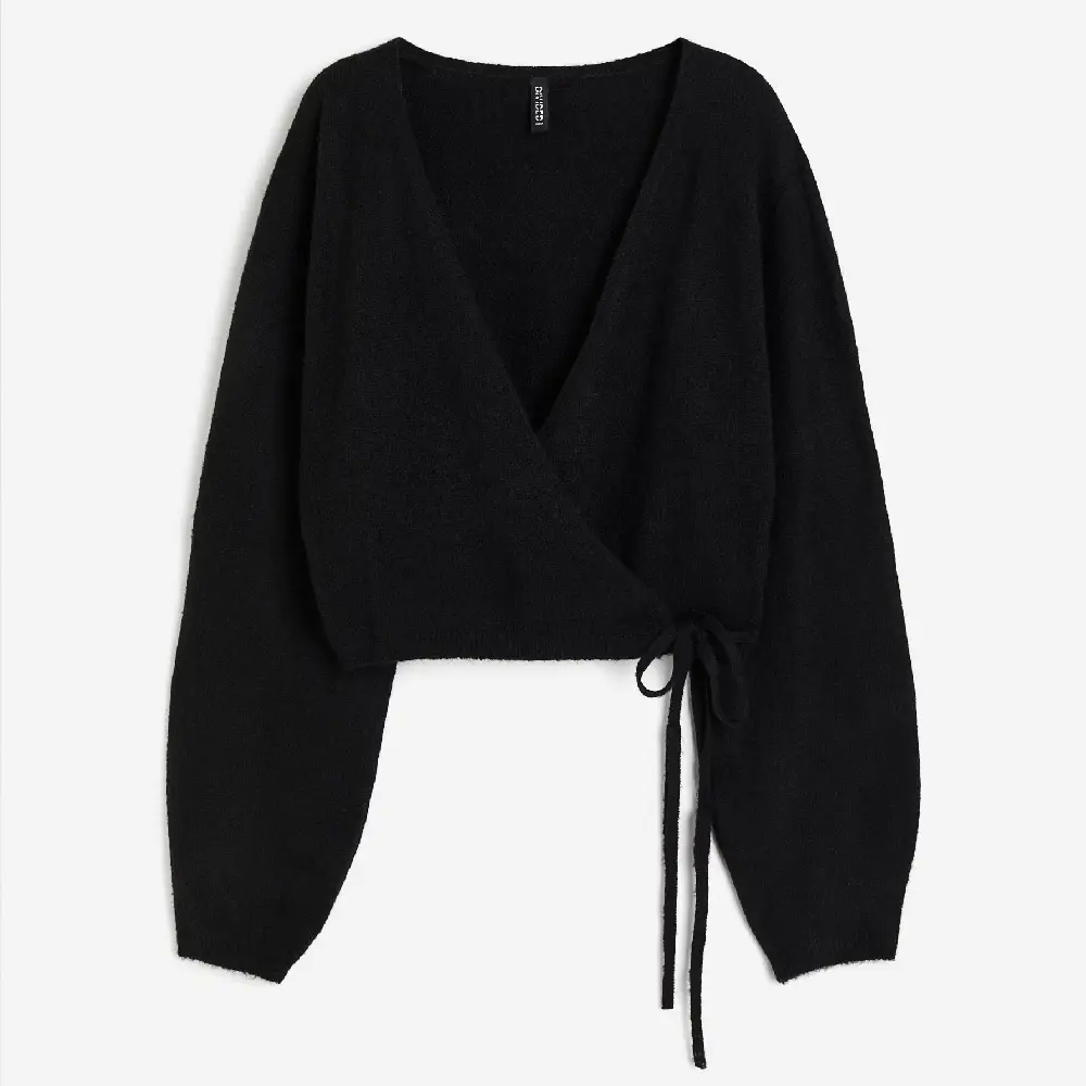 

Кардиган H&M Wrap, черный