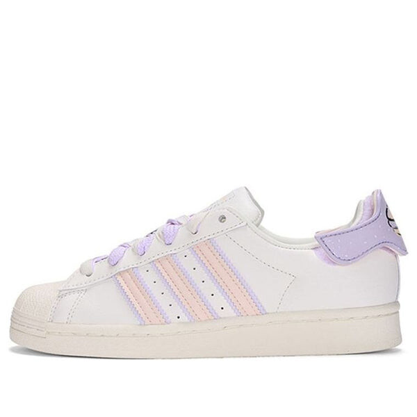 

Кроссовки (WMNS) adidas Originals Superstar 'White Purple Pink' H03727, белый