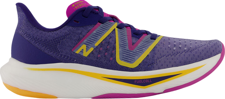 Кроссовки New Balance Wmns FuelCell Rebel v3 'Blue Magenta Pop', синий - фото