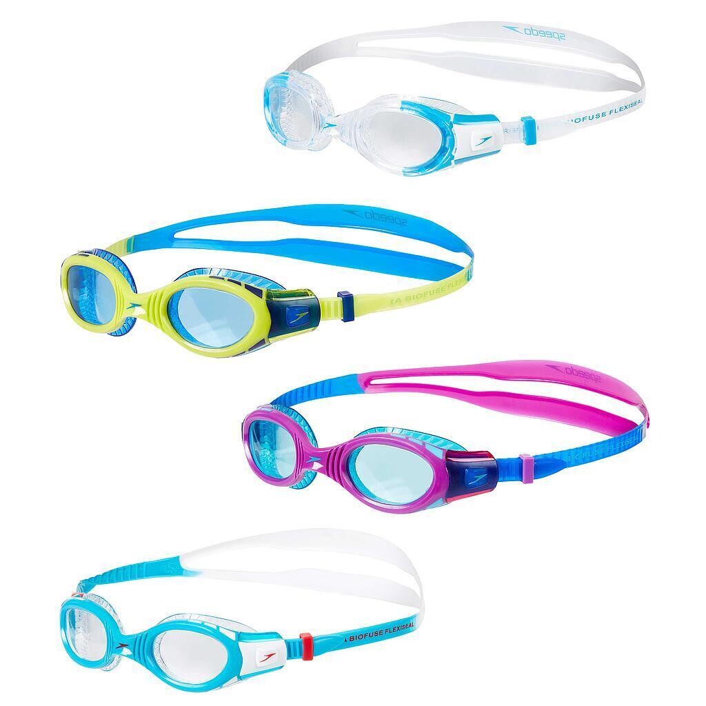 

Очки для плавания Speedo Futura Biofuse Flexiseal, серый / белый / серый