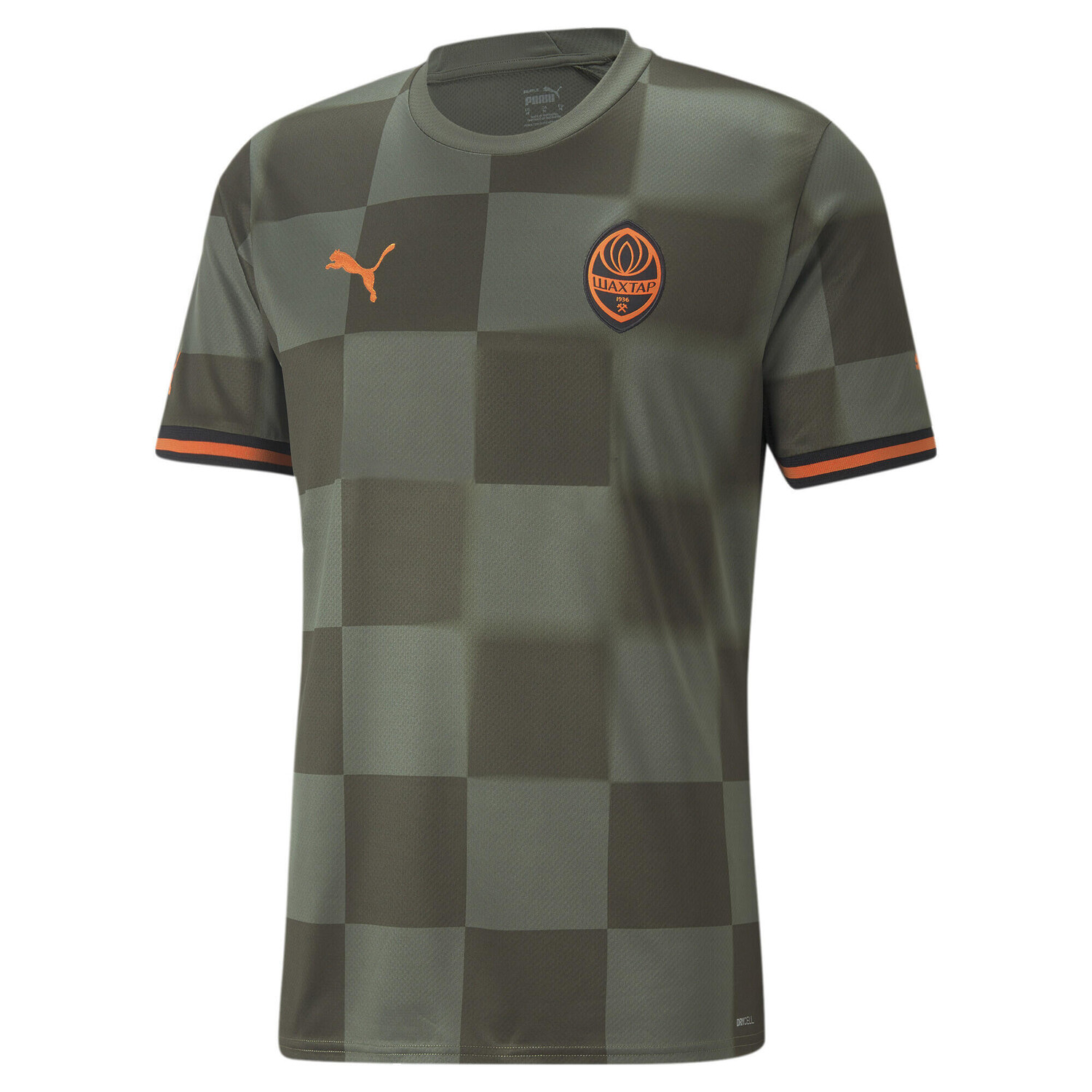

Футболка мужская PUMA ФК Шахтер Донецк 22/23 Replica Away, зеленый/оранжевый
