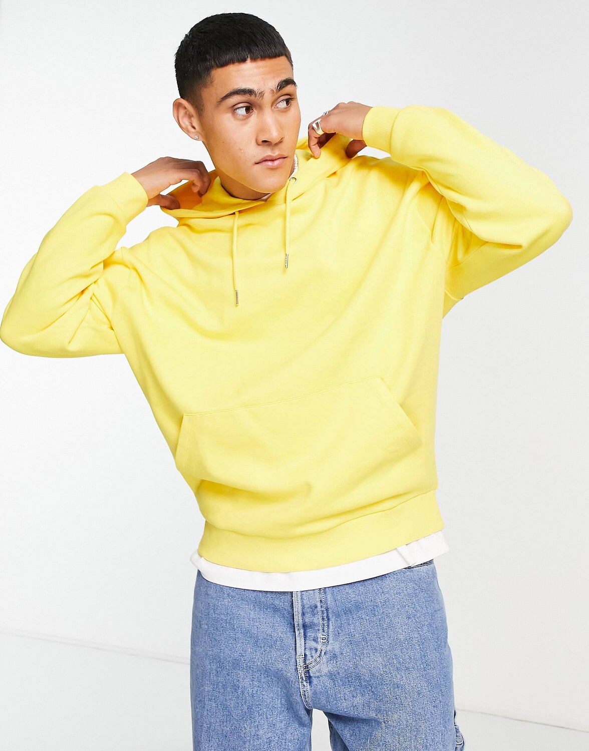 

Горчично-желтая толстовка оверсайз ASOS DESIGN