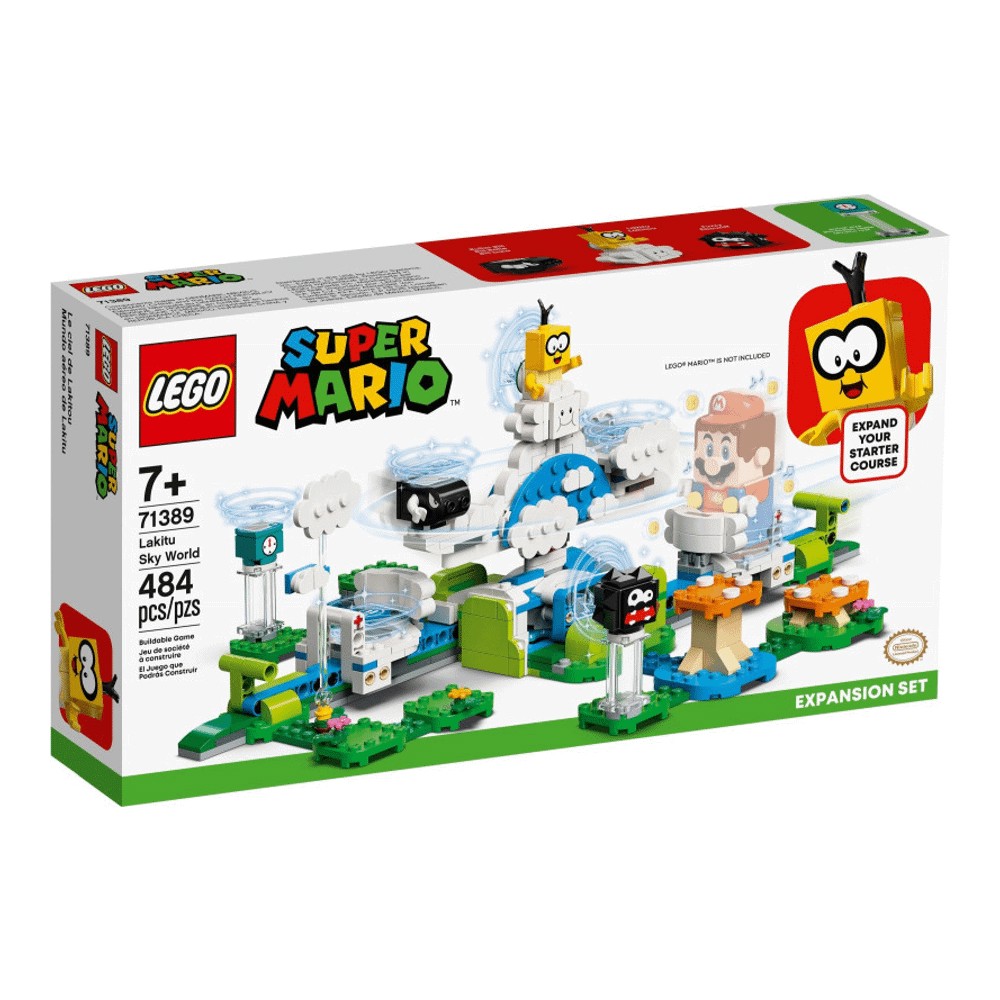 Конструктор LEGO Super Mario 71389 Lakitus Cloud World - набор расширения - фото