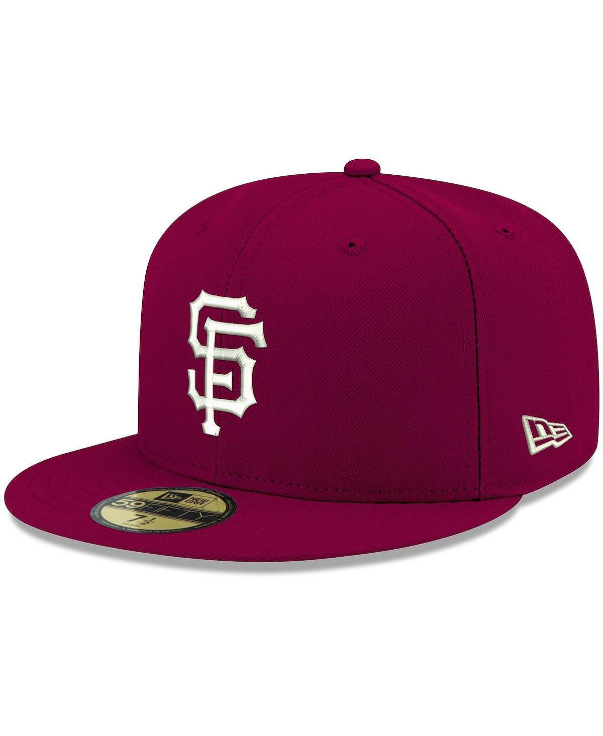 

Мужская белая шляпа с логотипом Cardinal San Francisco Giants 59FIFTY New Era