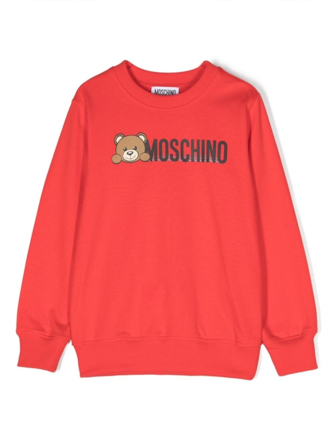 

Moschino Kids толстовка с логотипом, красный