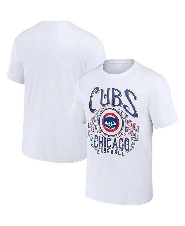 

Мужская футболка Darius Rucker Collection от White Chicago Cubs с эффектом потертости в стиле рок Fanatics, белый