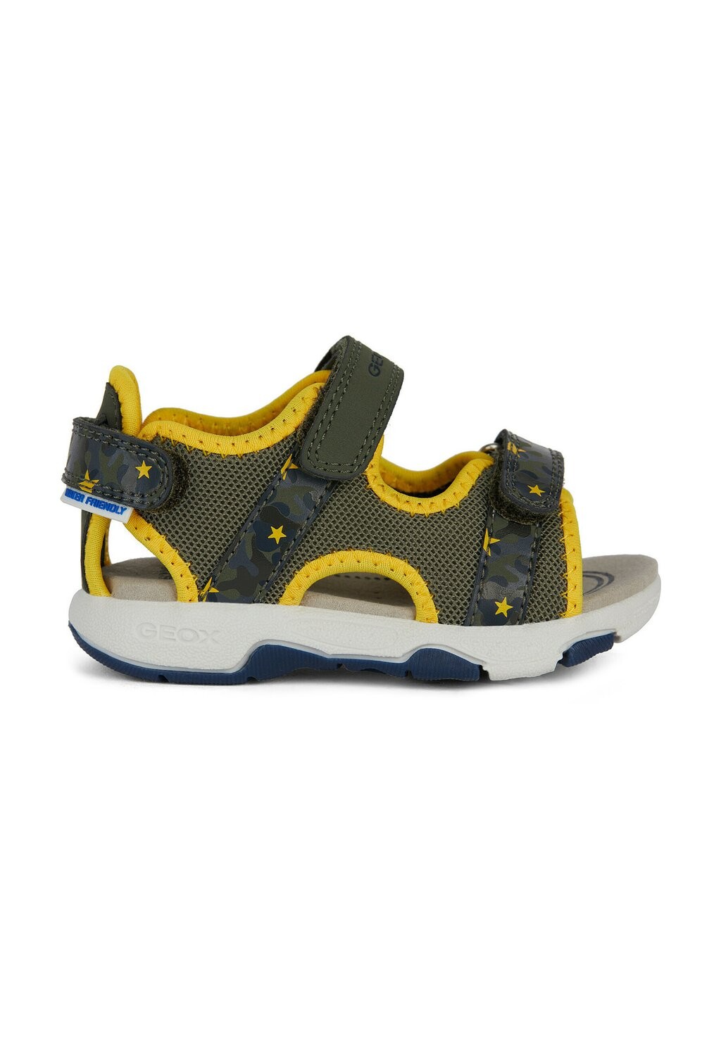 

Трекинговые сандалии Geox, цвет military ochre yellow