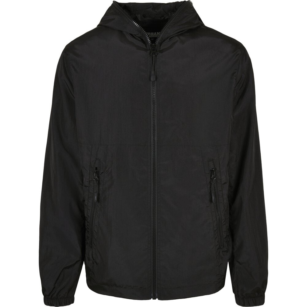 

Куртка Urban Classics Full Zip Nylon Crepe, черный