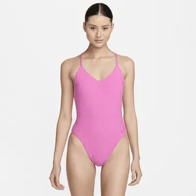 

Купальник Nike Swim Retro Flow, цвет Playful Pink