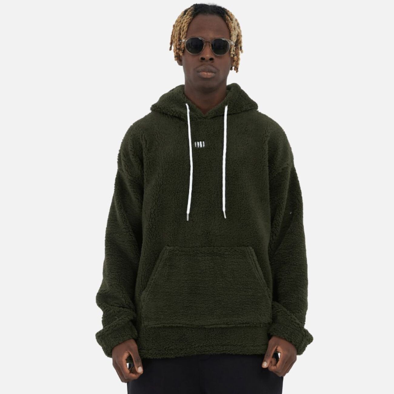 

Толстовка Megaman Teddy Basic Hoodie Oversize, хаки