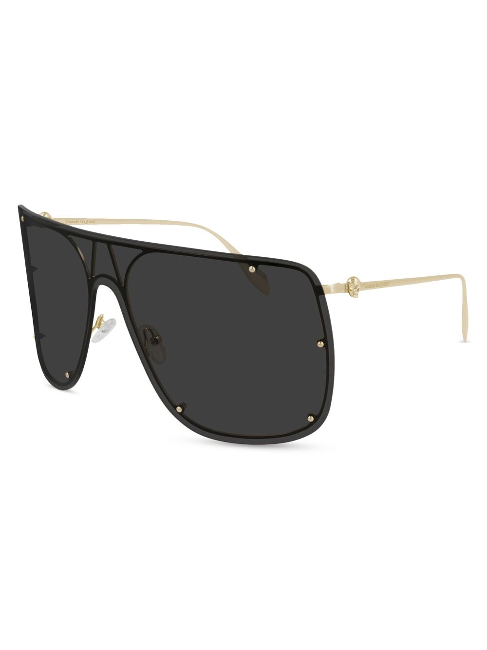 

Солнцезащитные очки Rebellion 99MM Alexander McQueen, золотой