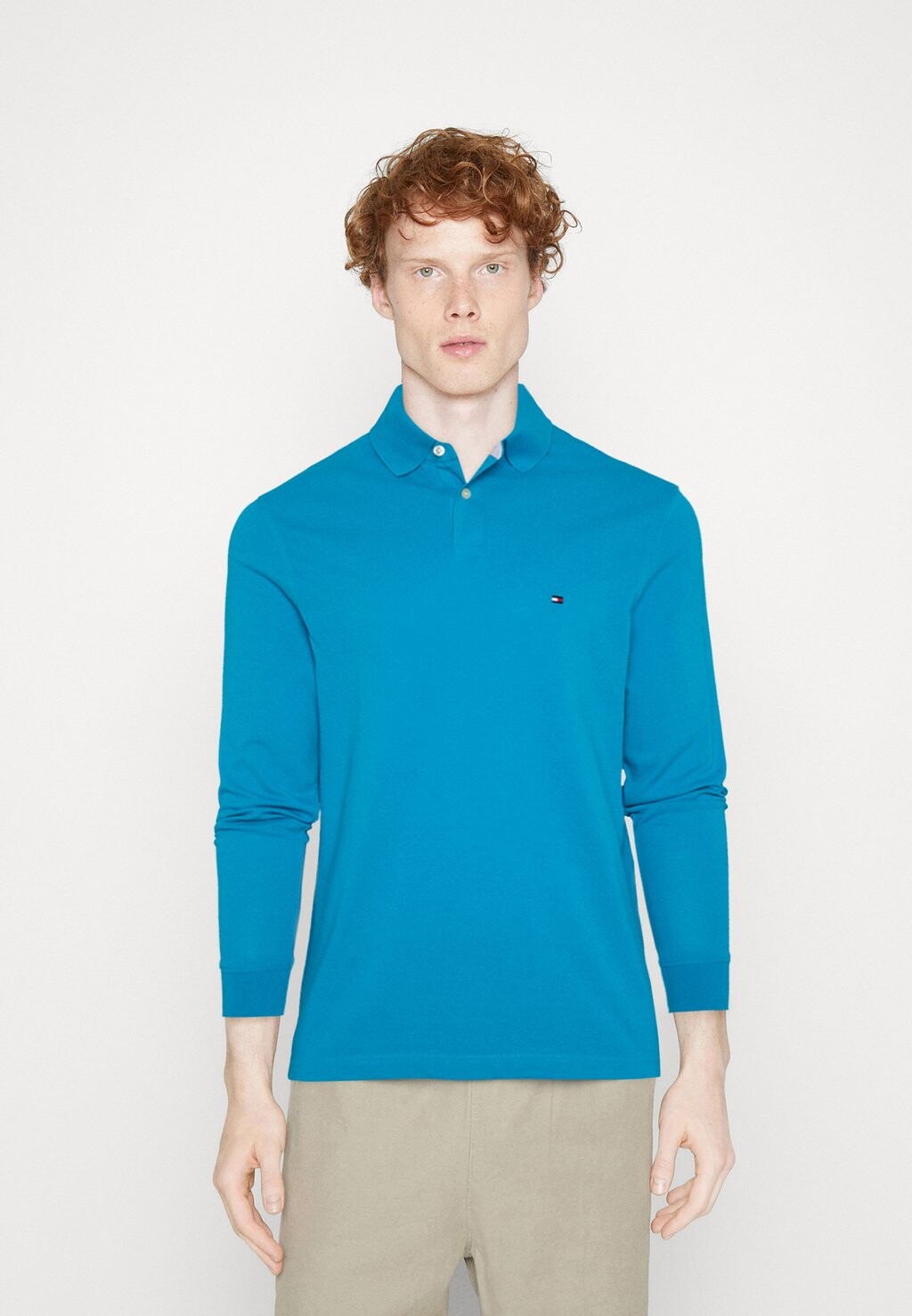 

Polo REGULAR Tommy Hilfiger, лазурный цвет морской волны