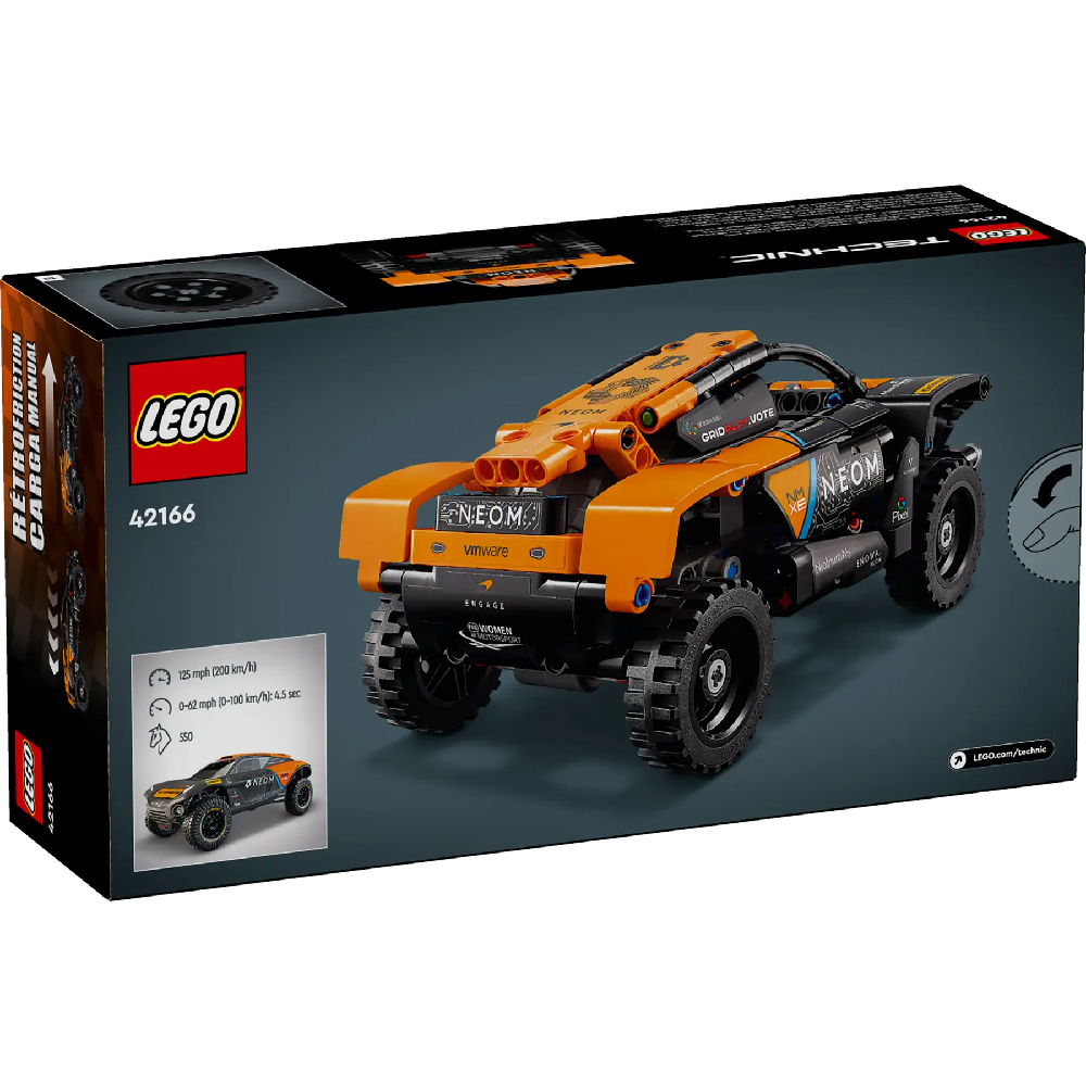 Конструктор Lego NEOM McLaren Extreme E Race Car 42166, 252 детали lego technic набор гоночных машин neom mclaren extreme e игрушечная машинка