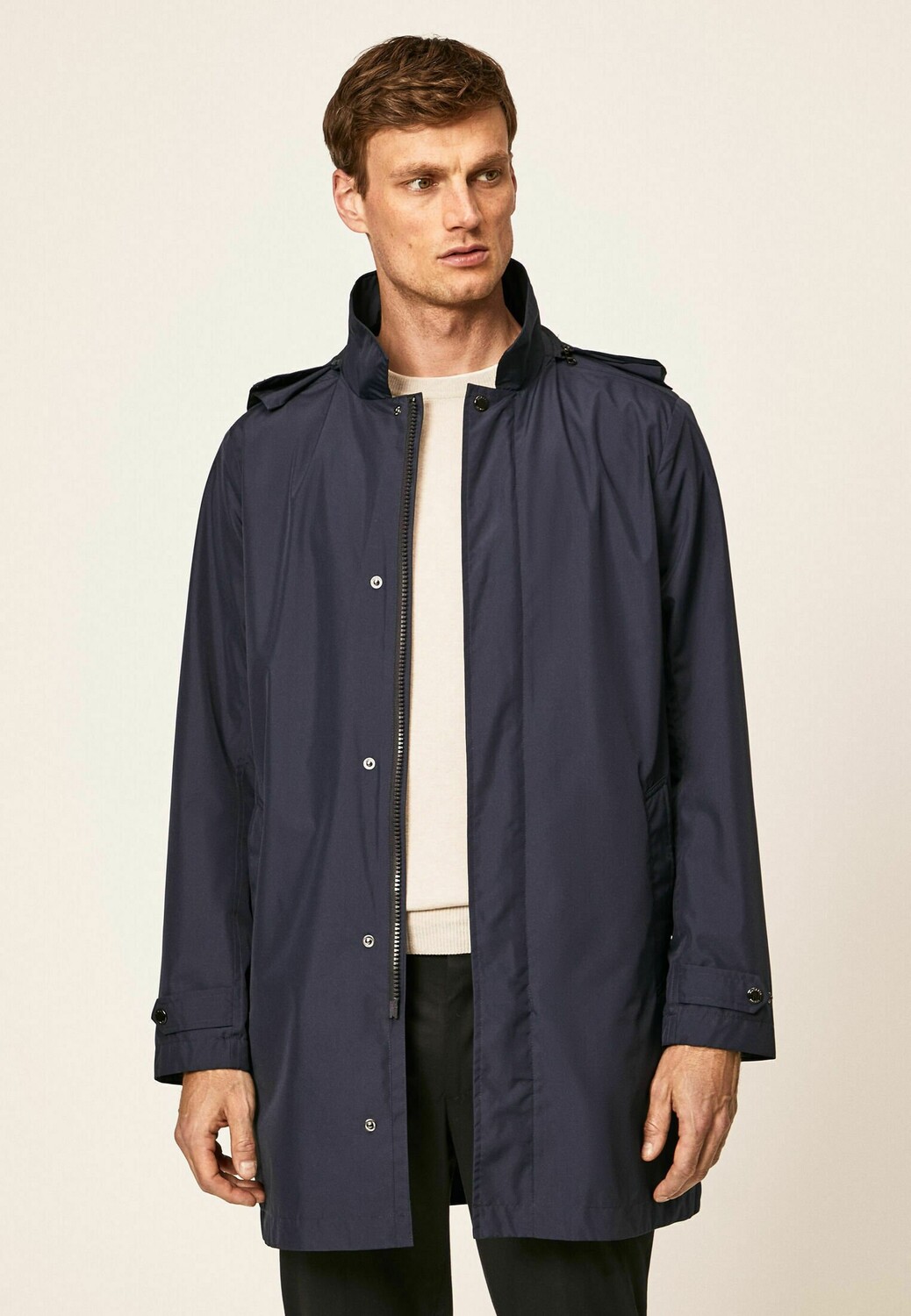 

Пальто короткое Hackett London, синий