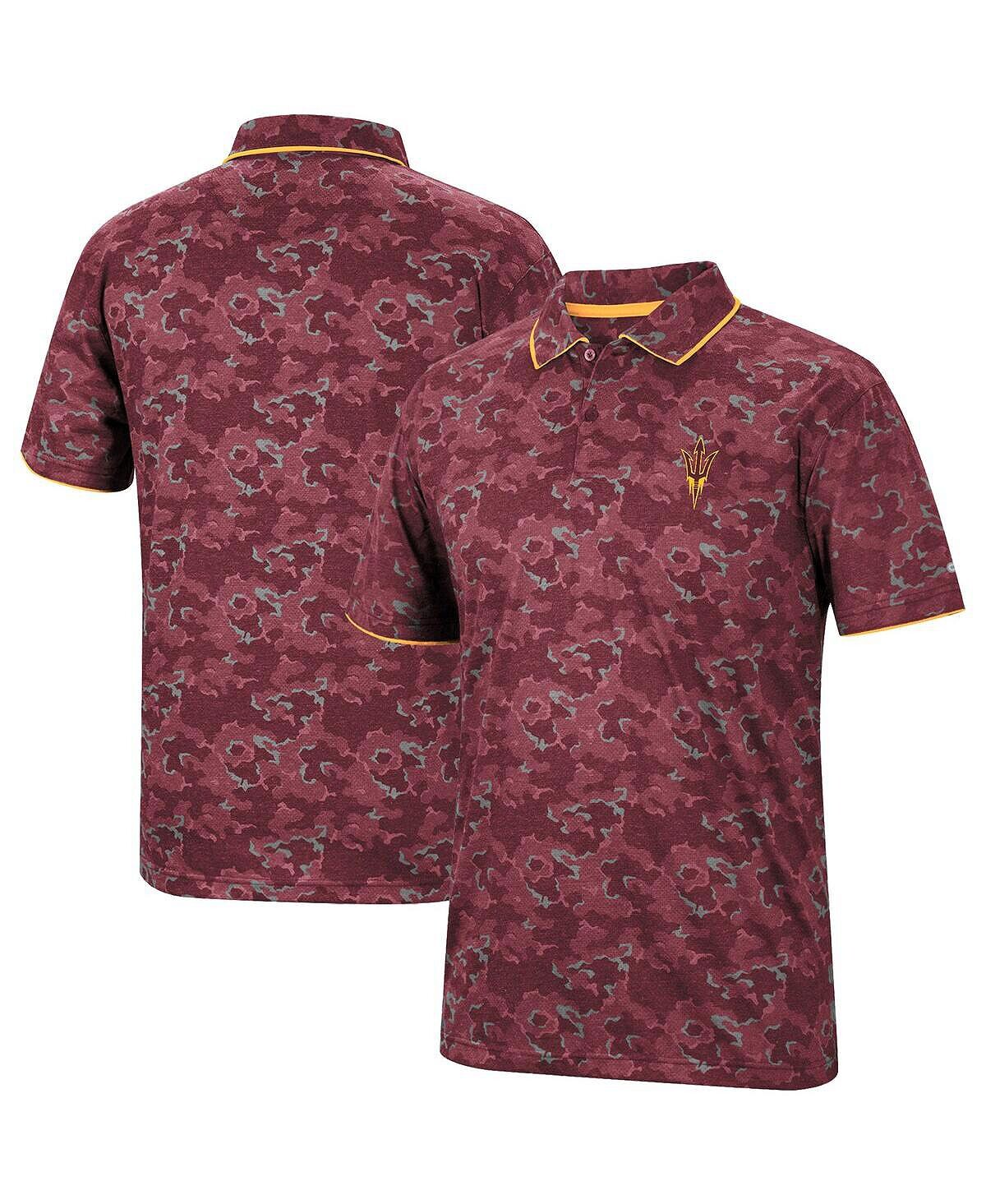 

Мужская рубашка поло maroon arizona state sun devils speedman Colosseum