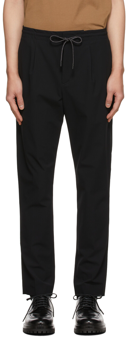 

Черные нейлоновые брюки Z Zegna