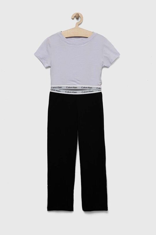 

Детские хлопковые пижамы Calvin Klein Underwear, фиолетовый
