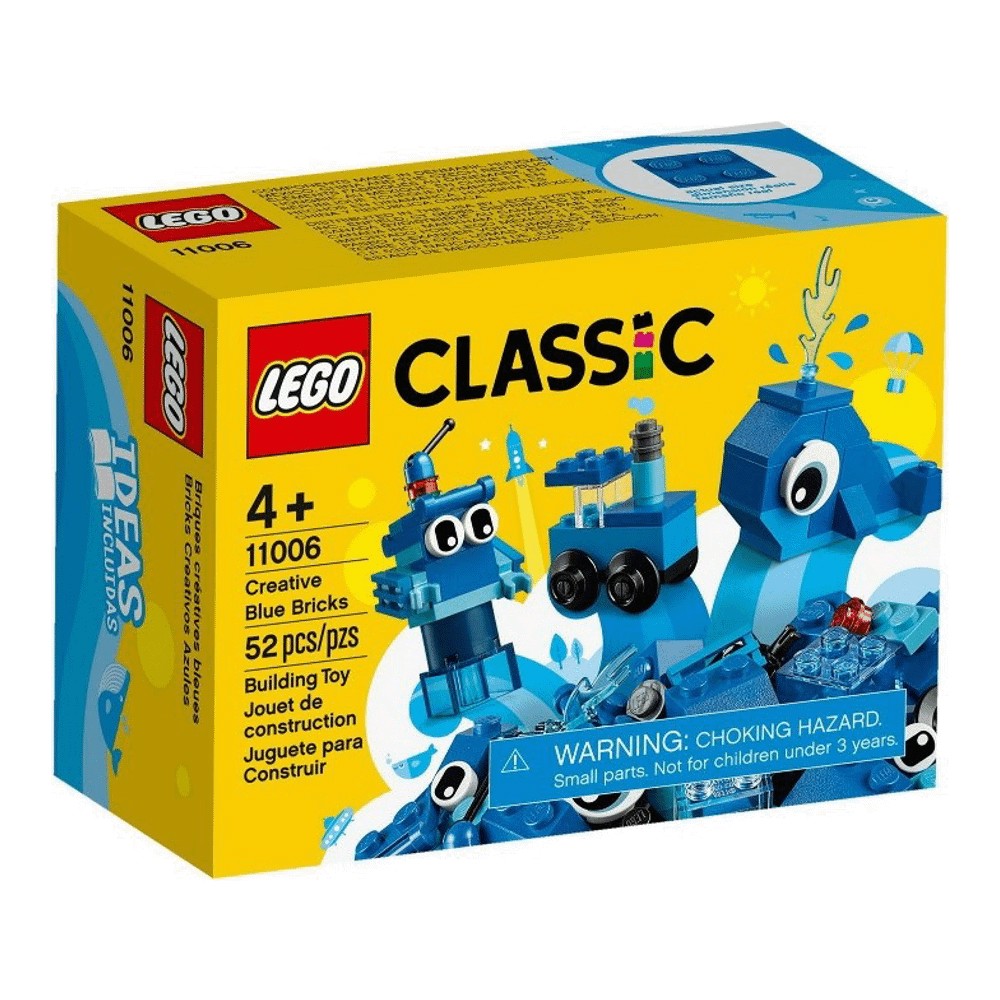Конструктор LEGO Classic 11006 Синий набор для конструирования конструктор lego colour box 11007 зелёный набор для конструирования
