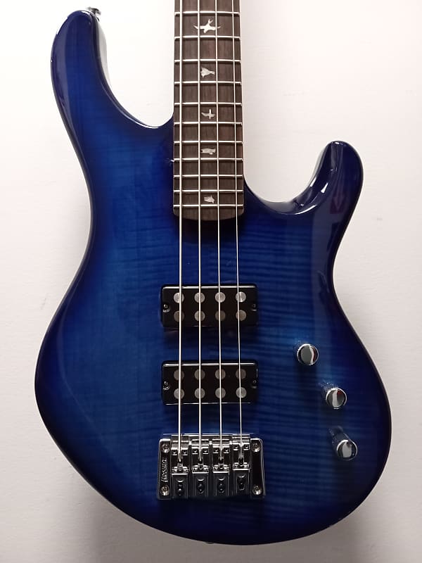 PRS SE Kingfisher 4-String Electric Bass - Faded Blue Wraparound Burst