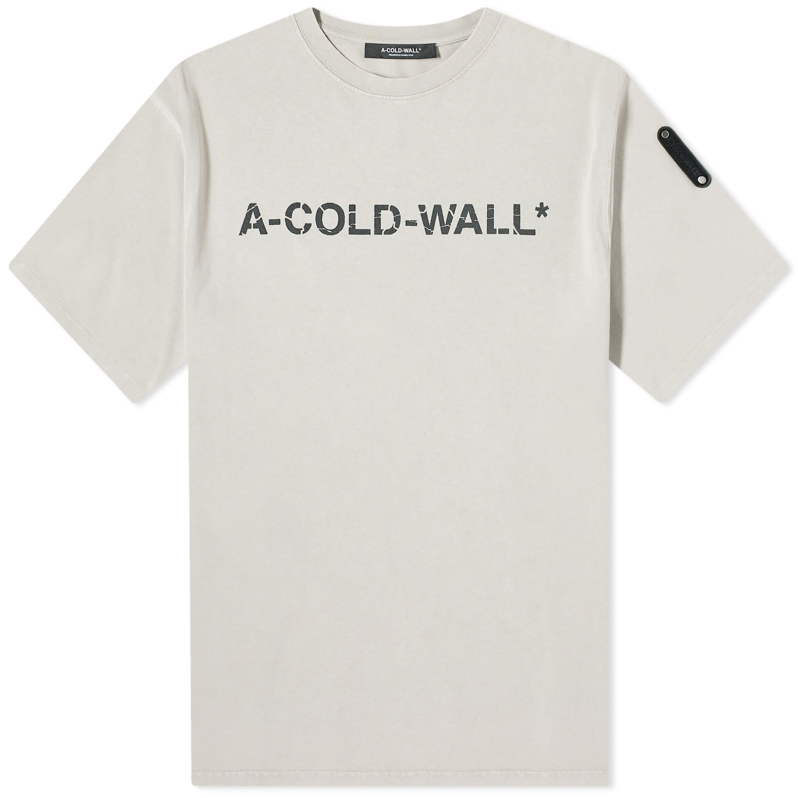 Футболка A-cold-wall* Overdye Logo, серый