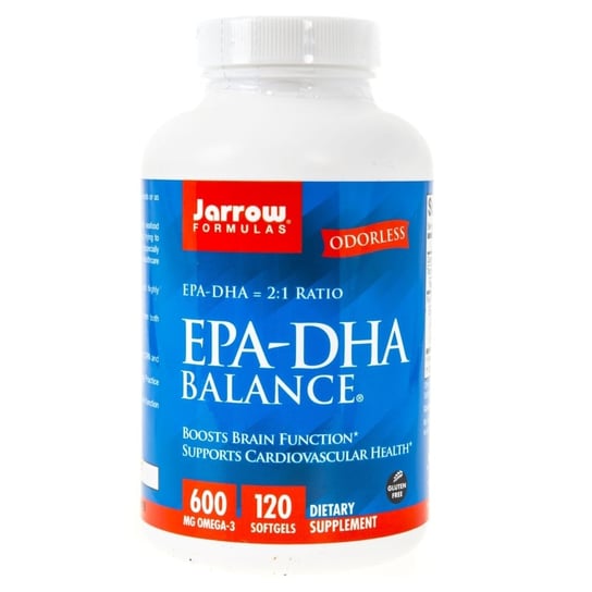 Биологически активная добавка Jarrow Formulas EPA-DHA Balance 600 мг, 120 капсул биологически активная добавка jarrow formulas nicotinamide mononucleotide nmn 60 шт