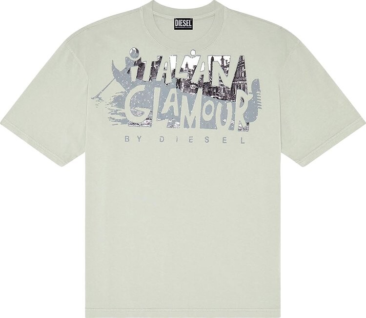 

Футболка Diesel Wash-D3 T-Shirt 'Grey', серый