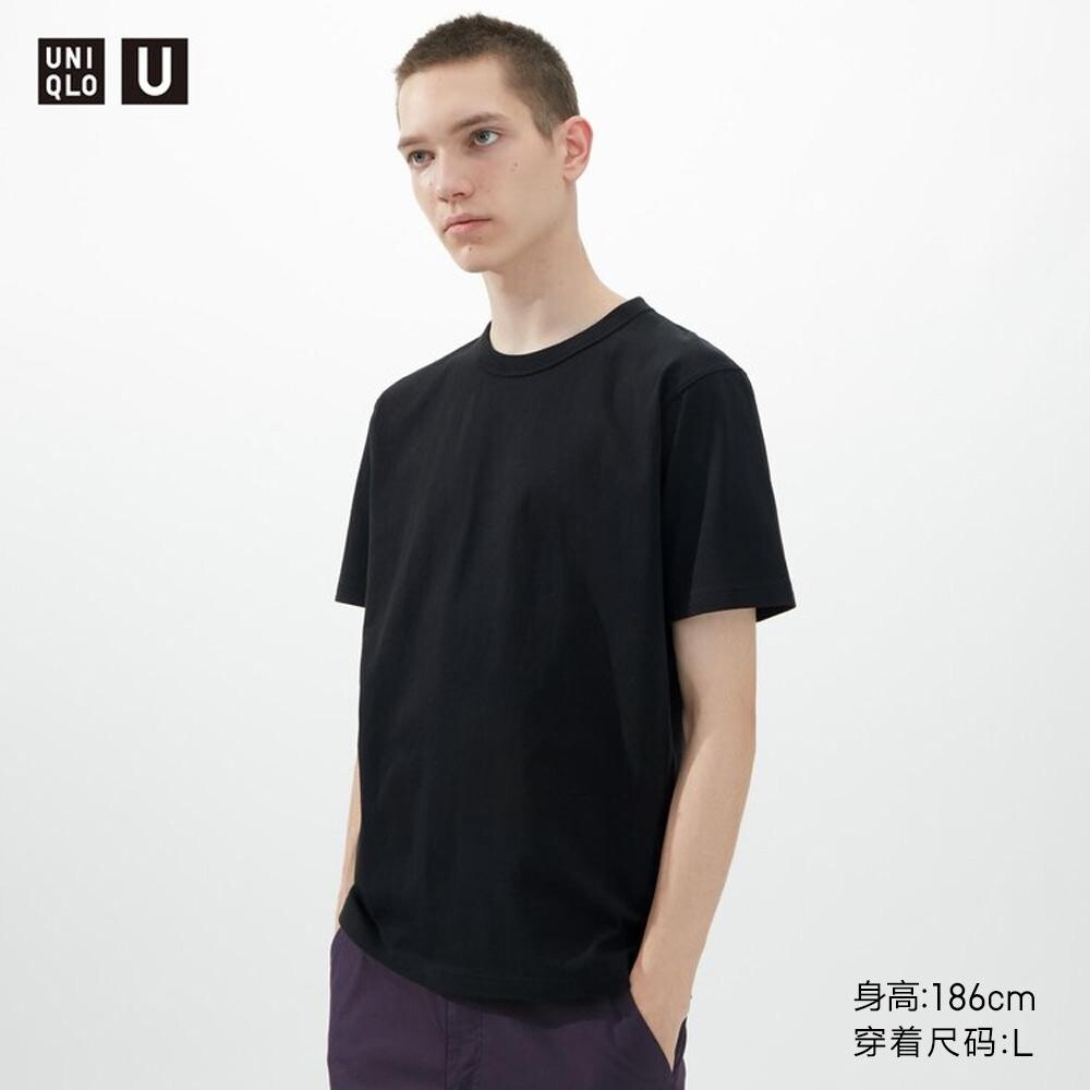 

Футболка унисекс Uniqlo, черный
