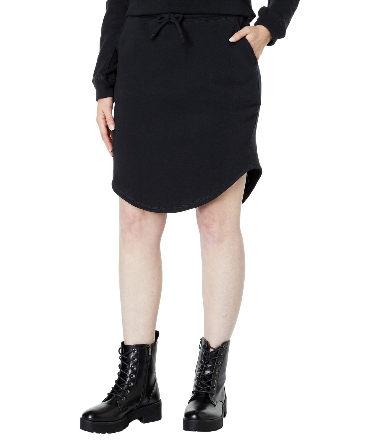 

Юбка Chaser, Cotton Fleece Shirttail Skirt
