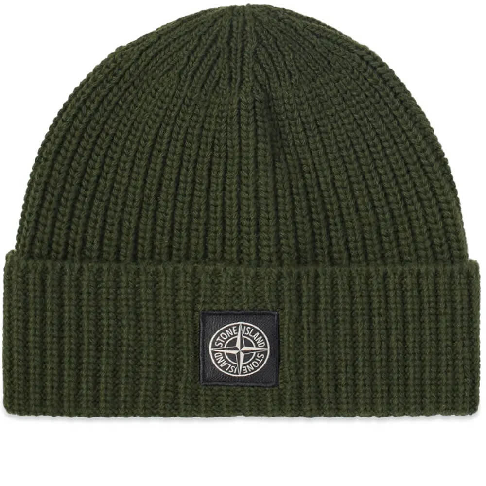

Шапка-бини с шерстяной нашивкой Stone Island