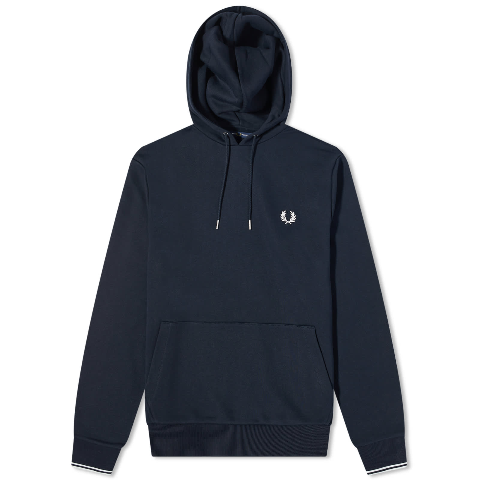 Толстовка Fred Perry Tipped Popover, темно-синий толстовка fred perry towelling crew neck цвет warm stone