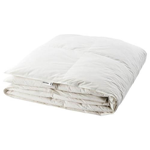 Одеяло теплое Ikea Fjallarnika 240x220, белый супермягкое теплое фланелевое шерстяное одеяло осенне зимнее теплое микро плюшевое флисовое одеяло одеяло для взрослых и детей кошек и с