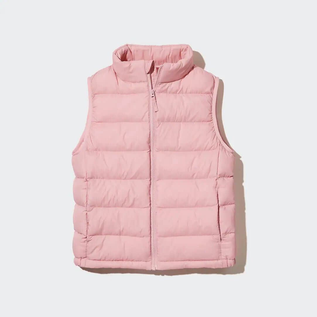 

Детский жилет Uniqlo Warm Padded Washable, розовый