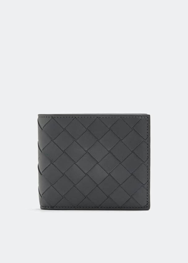 

Кошелек BOTTEGA VENETA Intrecciato bi-fold wallet, серый