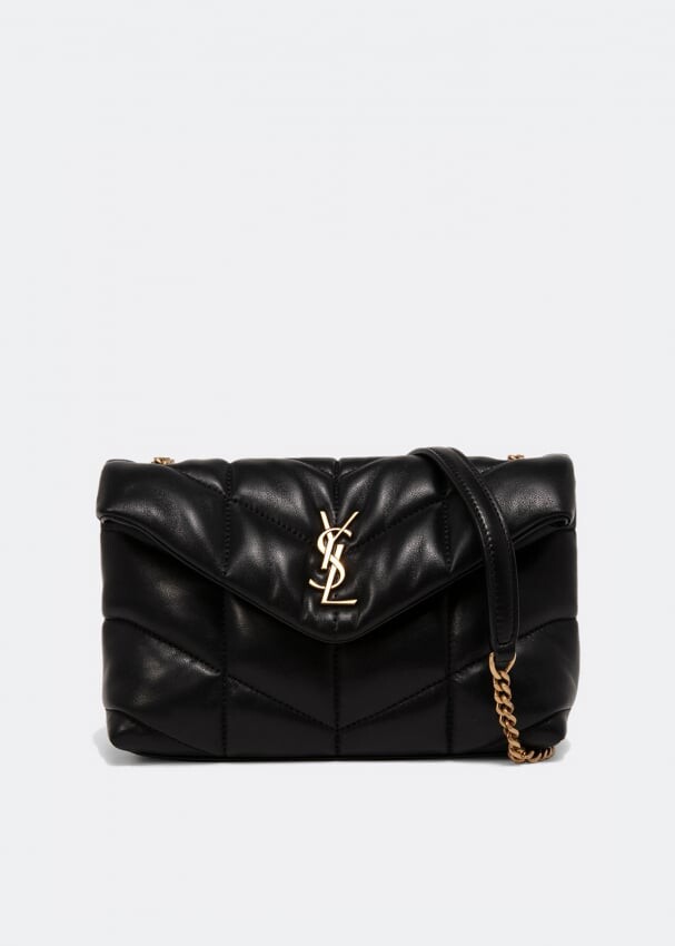 

Сумка кросс-боди SAINT LAURENT Loulou Puffer chain wallet bag, черный