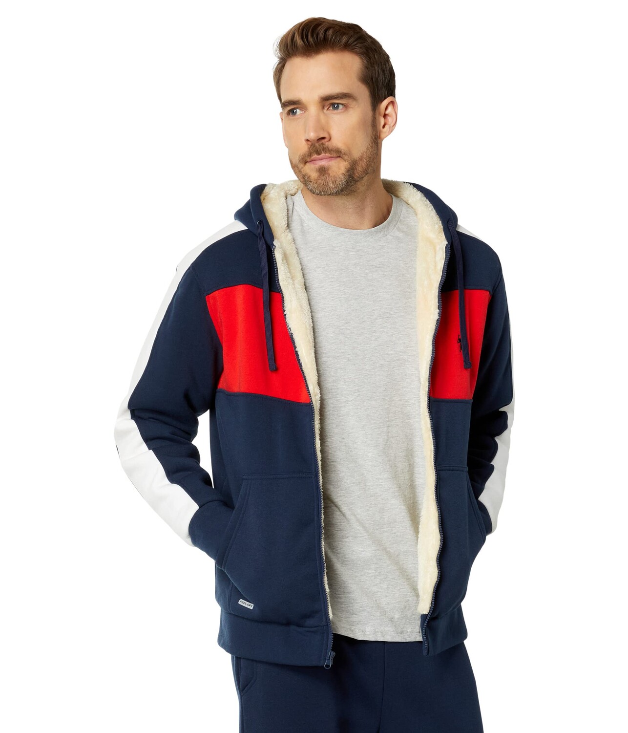 

Худи U.S. POLO ASSN., USPA Chest Stripe Hoodie