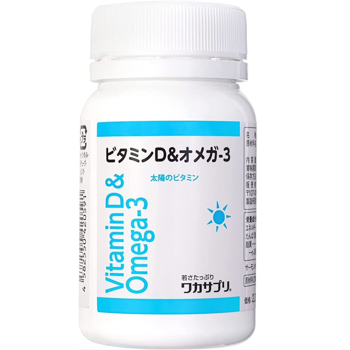 Витамин D3 (1000 МЕ) и Омега-3 Waka Supplement, 60 таблеток