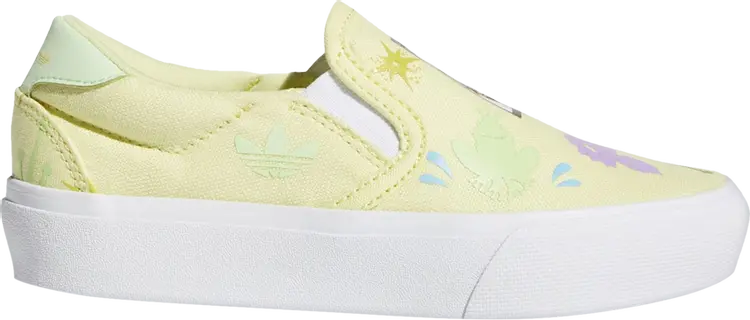 

Кроссовки Adidas Disney x Court Rallye Little Kid 'The Princess and the Frog', желтый